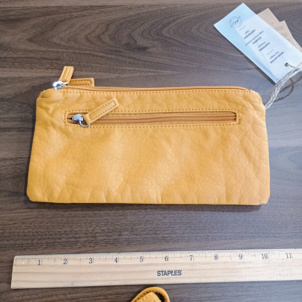 Stylish Yellow Women's Clutch - Picture 3 of 4